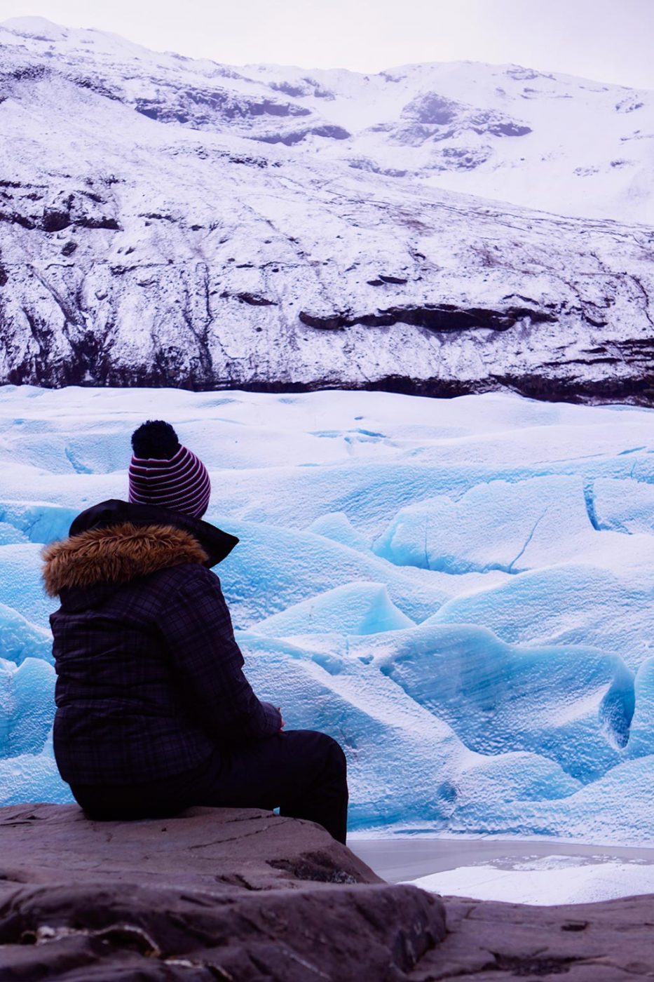 Svínafellsjökull, glacier en Islande