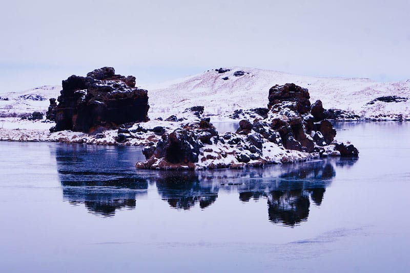 Hofdi sur le lac Mývatn