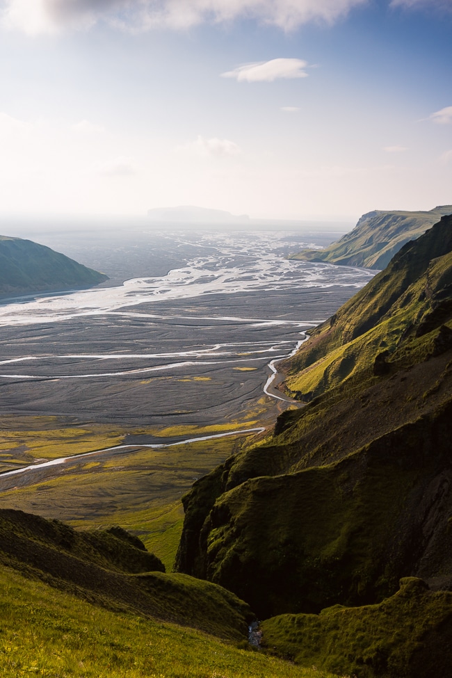 Les paysages montagneux d'Islande