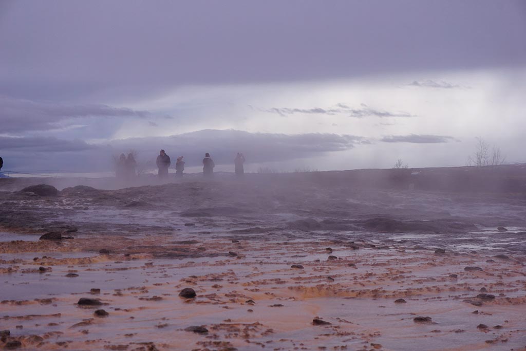 Le site géothermique de Geysir