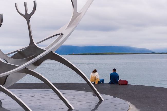 Sculpture à Reykjavik