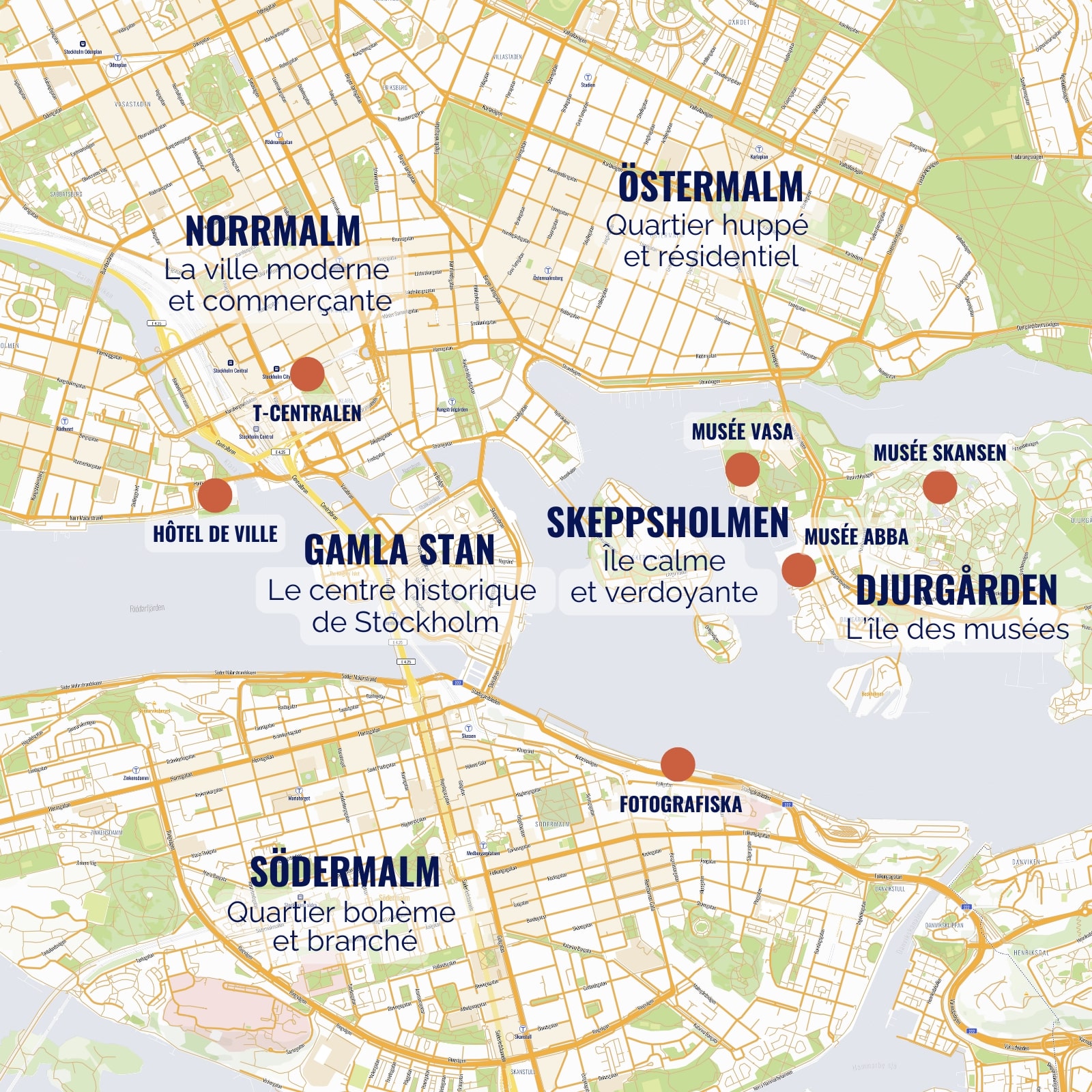 Carte de Stockholm