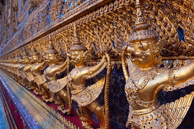 Le Wat Pho à Bangkok en Thailande