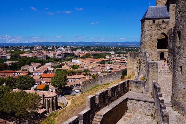 Rempart de la cité de Carcassonne
