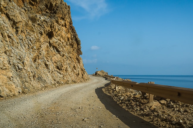 Photographie de la route menant à Balos Beach