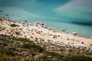 Photographie de la plage de Balos en Crète