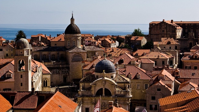 Vue sur Dubrovnik en Croatie