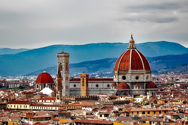 Photographie des toits de Florence