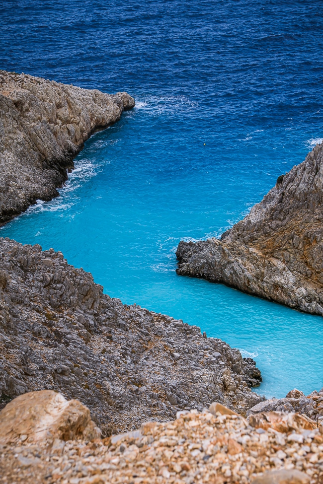 Photographie de la plage de Setein beach en Crète