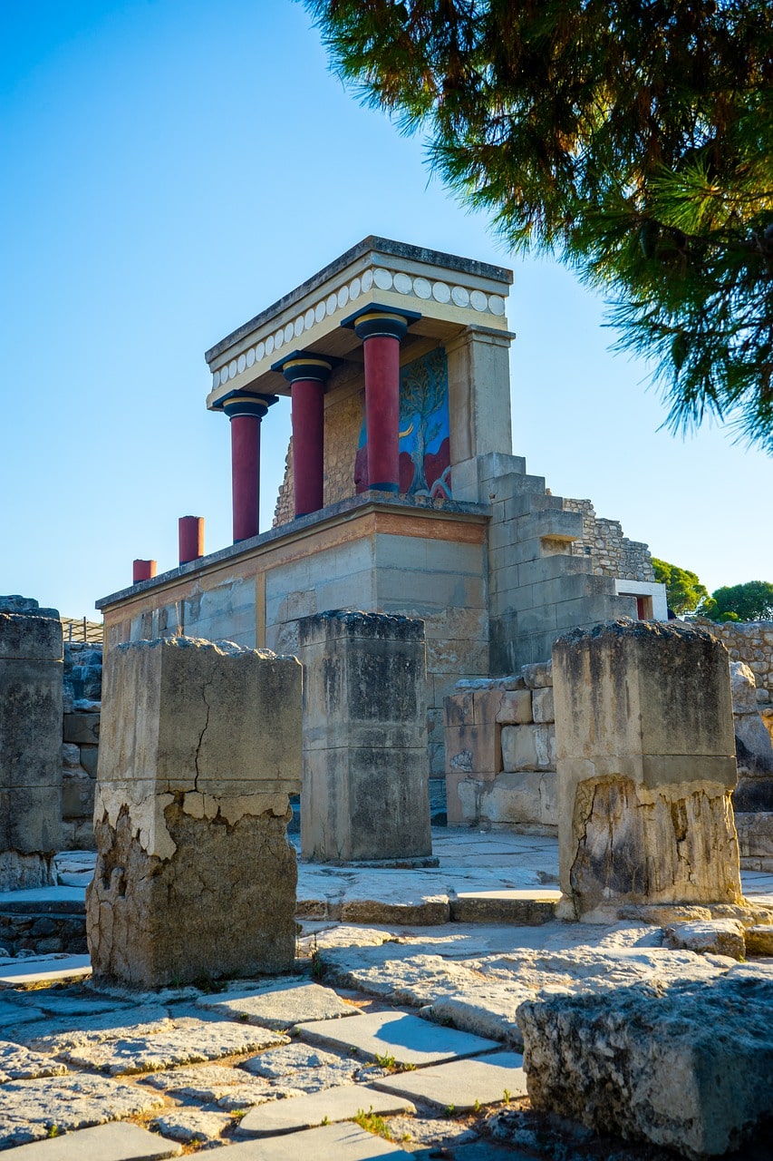 Palais de Knossos à Heraklion en Crète
