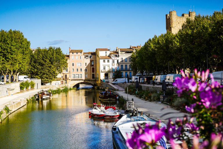 Photographie du canal de Narbonne dans l'Aude