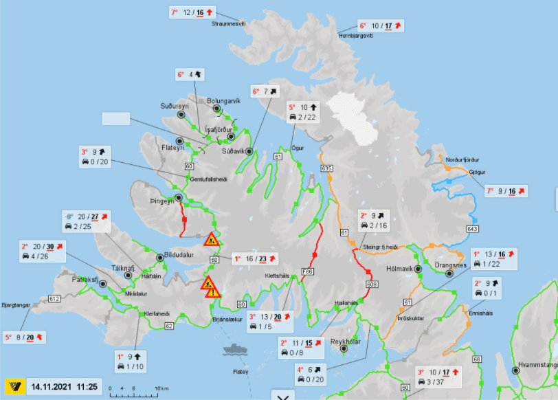 Les différentes routes pour conduire en Islande
