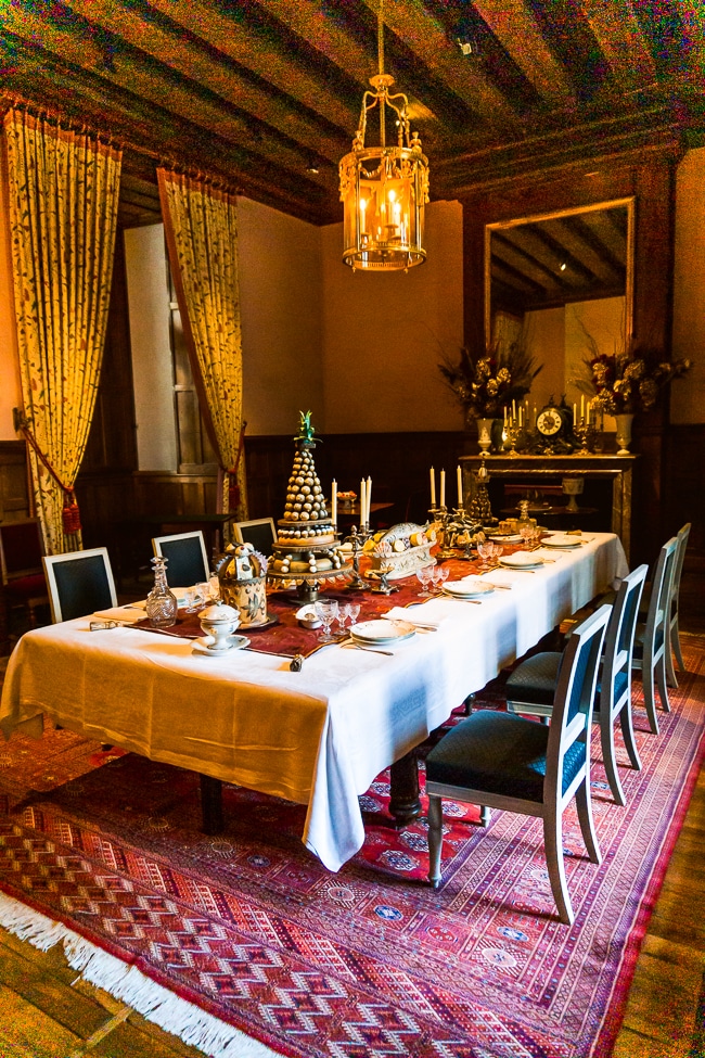 Photo de la salle à manger du Château d'Azay-le-Rideau