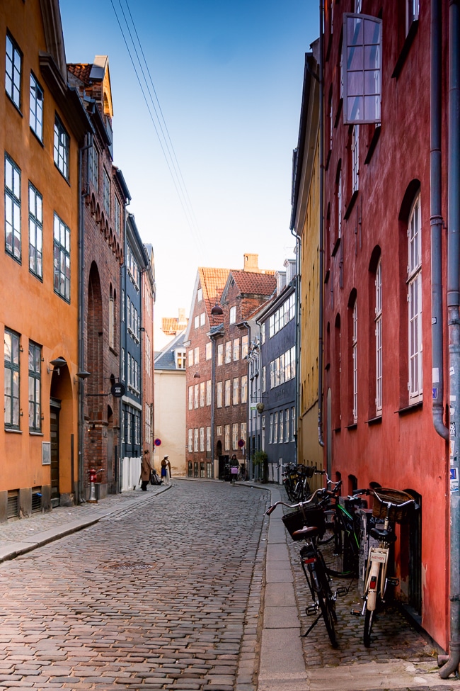 Visiter les petites rues de Copenhague