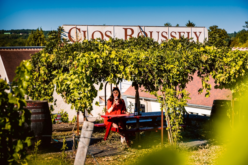 Dégustation dans les vignobles du Clos Roussely
