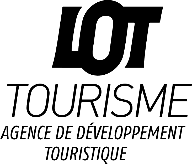 Logo Lot Tourisme noir - version verticale