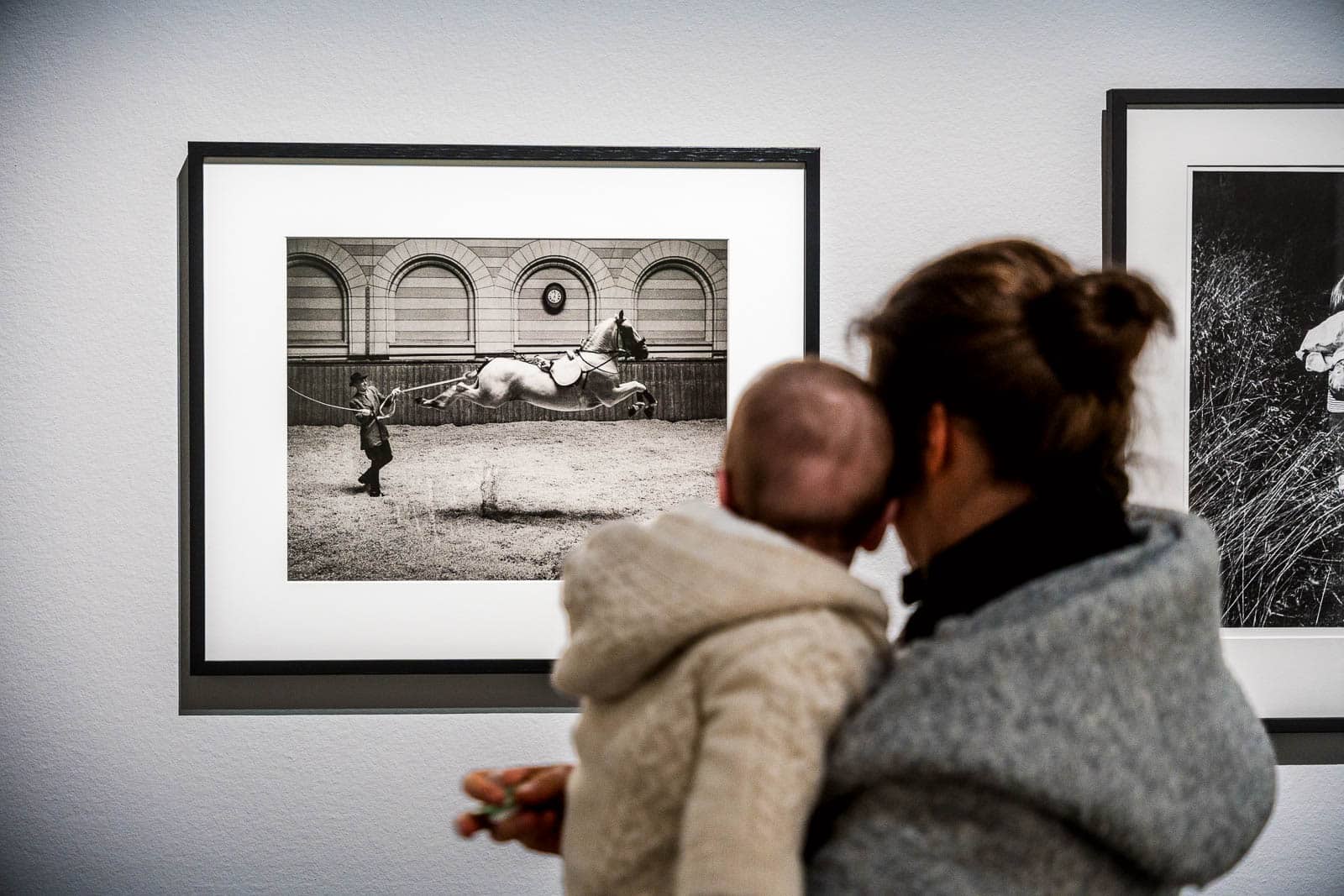 Musée Fotografiska à Stockholm avec un bébé