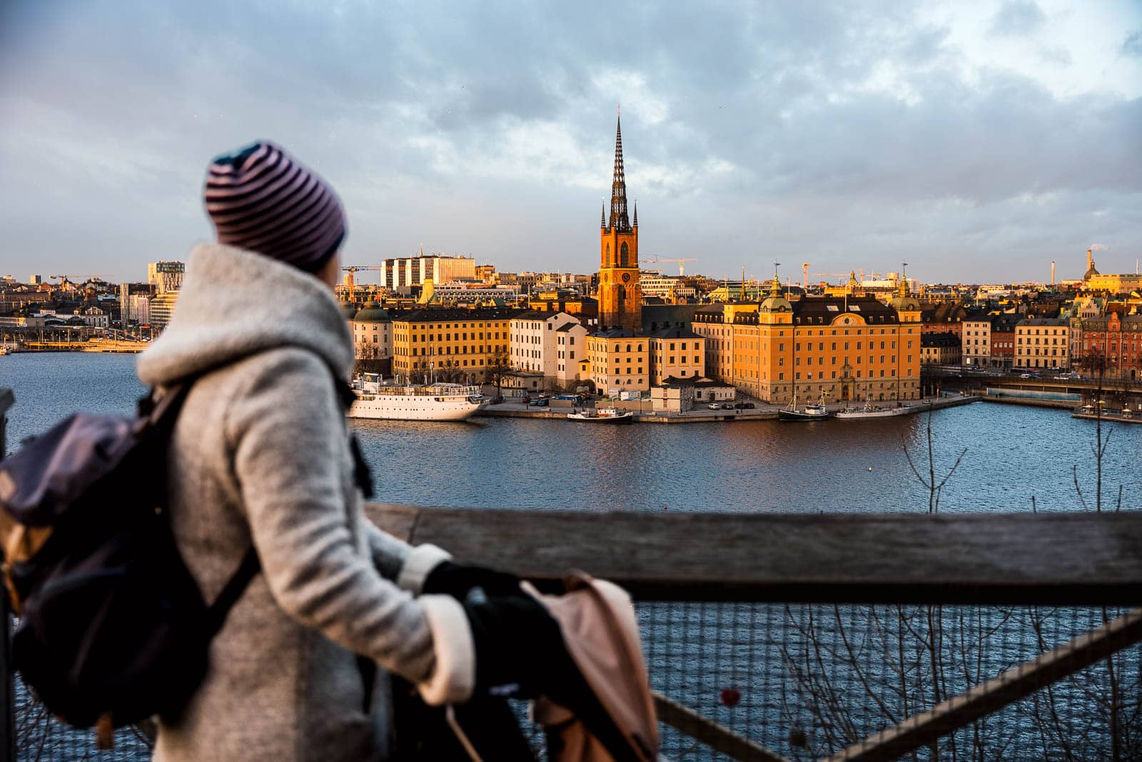 Le point de vue de Mariaberget à Stockholm