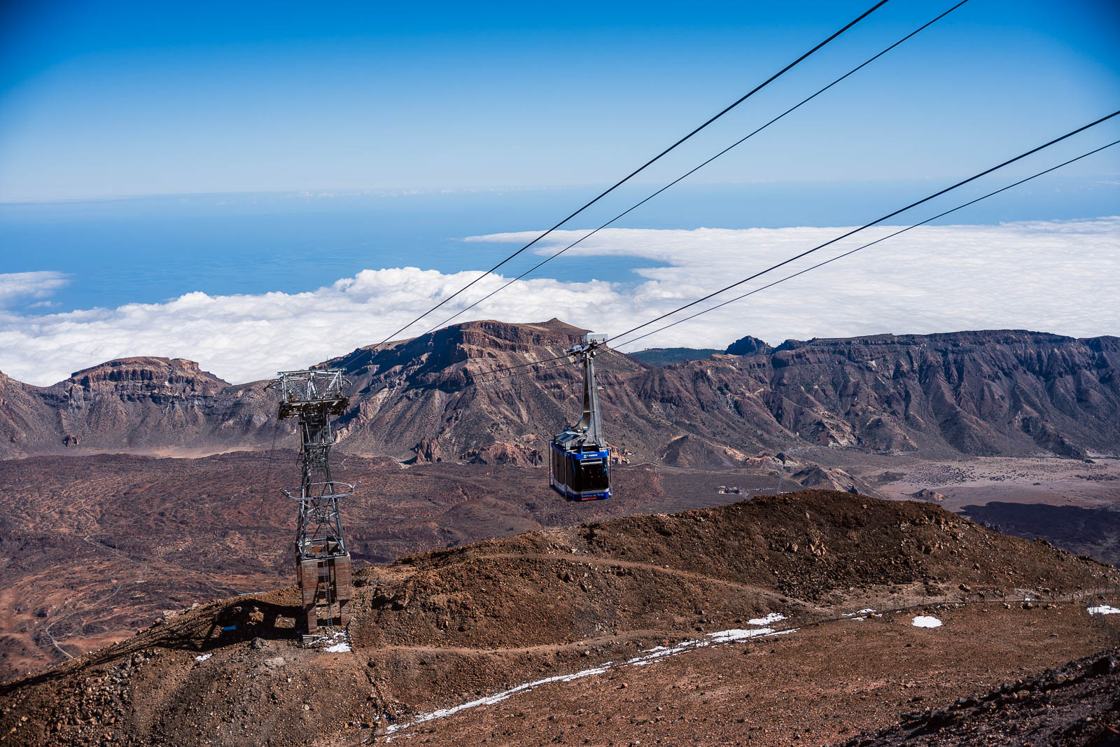 Cabine du telepherique du Teide