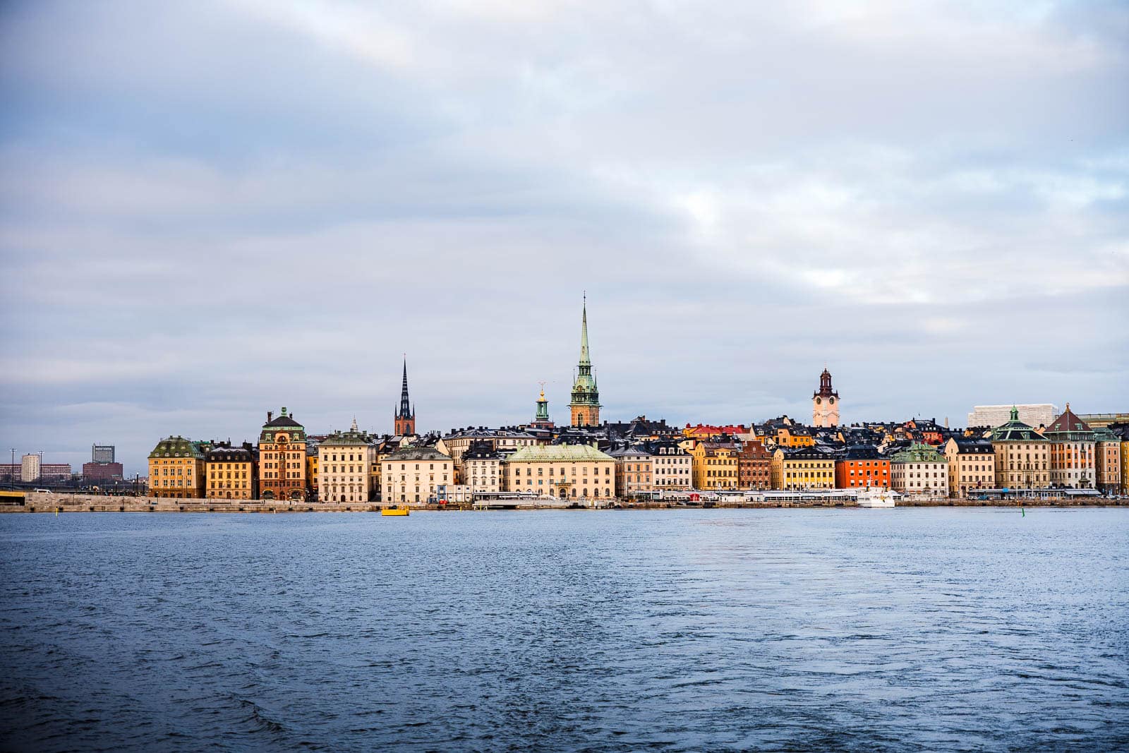 Vue sur Stockholm depuis le ferry de Vaxholm