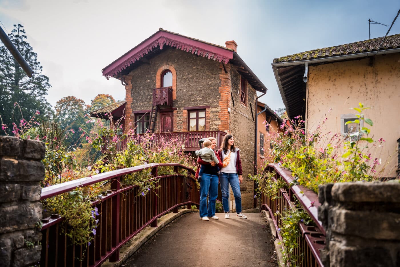 Marie Anne et Léon dans la Dombes