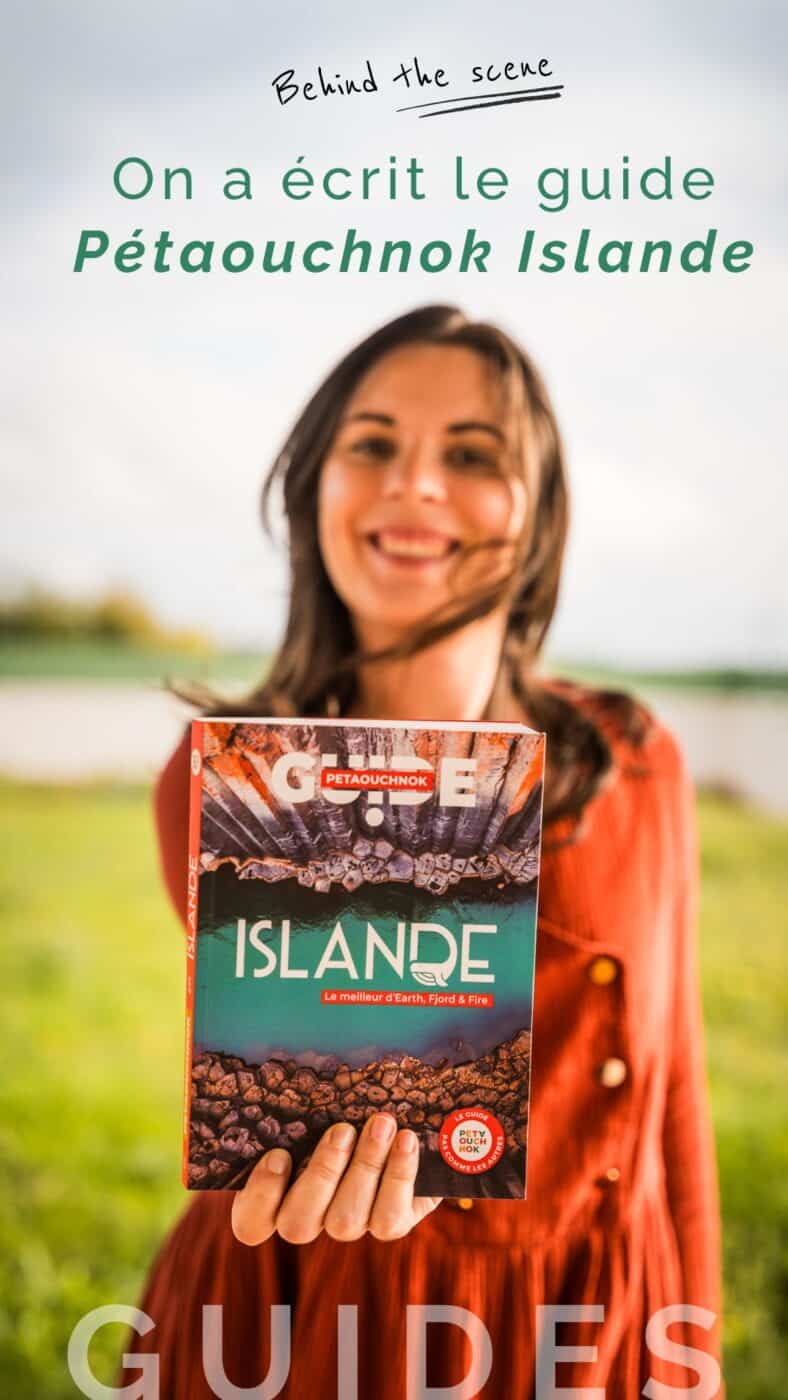 Marie Morin présentant le Guide Pétaouchnok islande