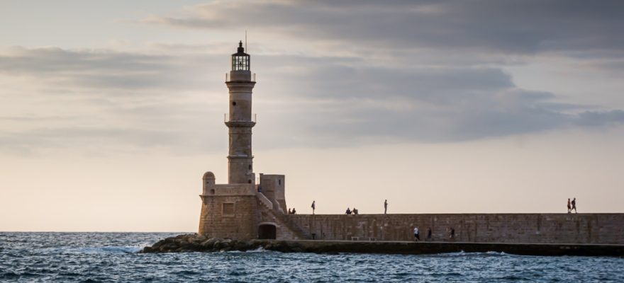 Photographie du phare de La Canée en Crète
